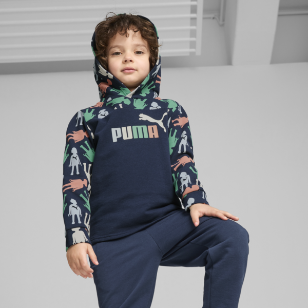 PUMA x PLAYMOBIL Hoodie Kids, Club Navy, large-MEX