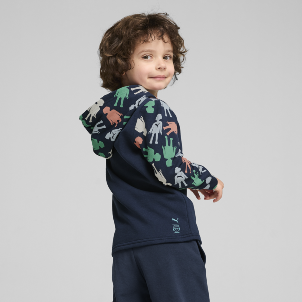 PUMA x PLAYMOBIL Hoodie Kids, Club Navy, large-MEX