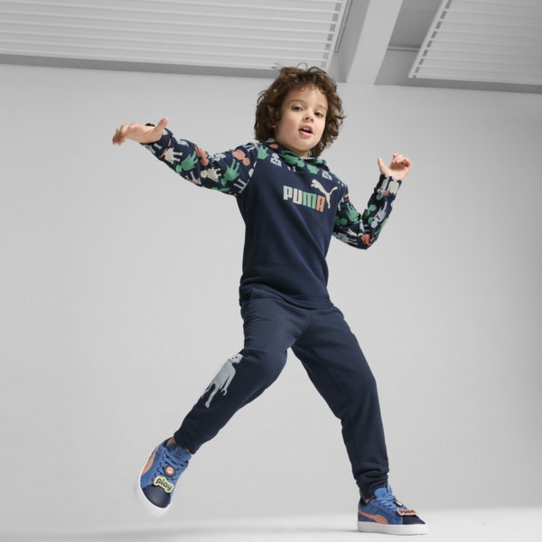 PUMA x PLAYMOBIL Hoodie Kids, Club Navy, large-MEX