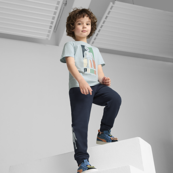 PUMA x PLAYMOBIL Sweatpants Kids, Club Navy, large-MEX