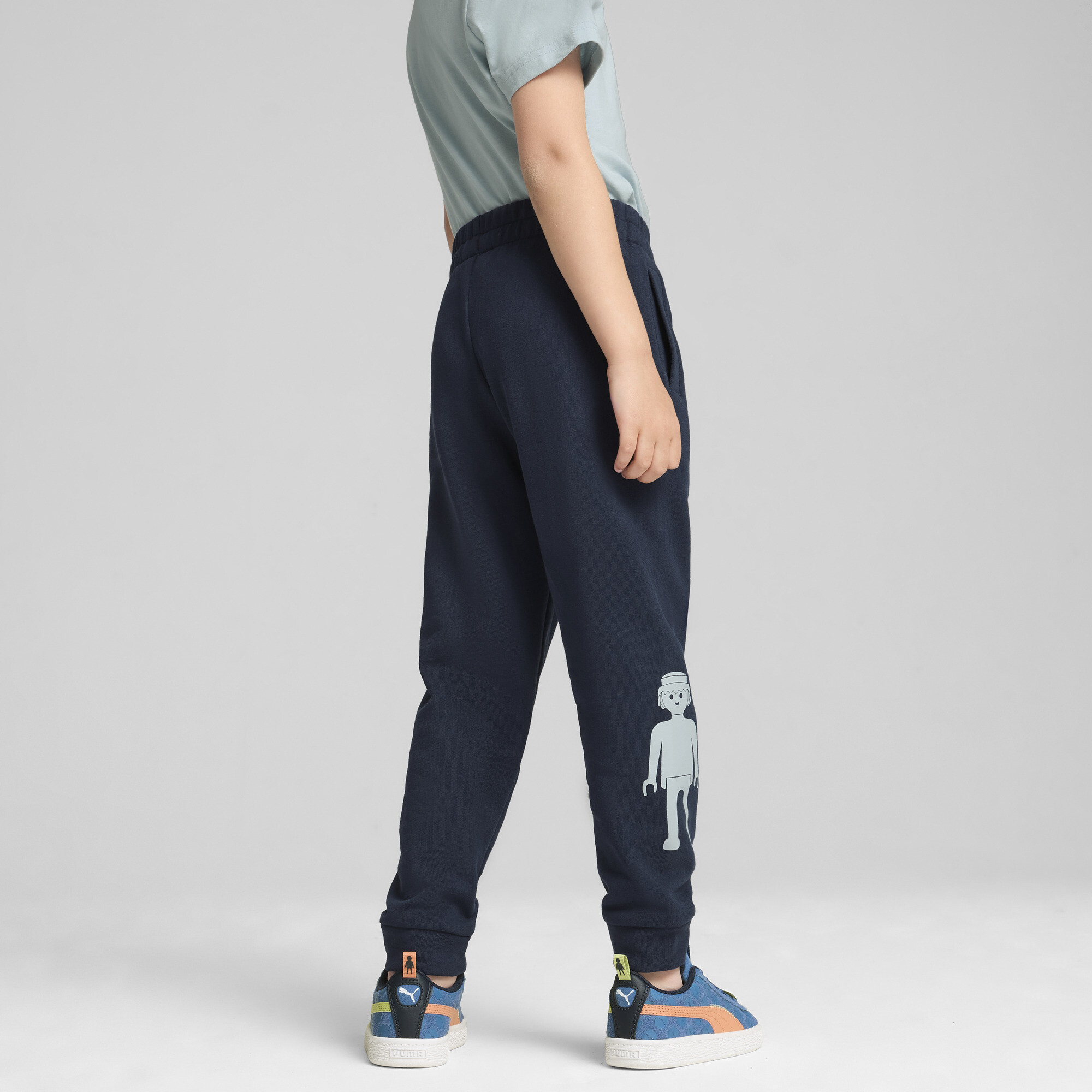 PUMA X PLAYMOBIL® Sweatpants Kids In Blue, Size 4-5 Youth