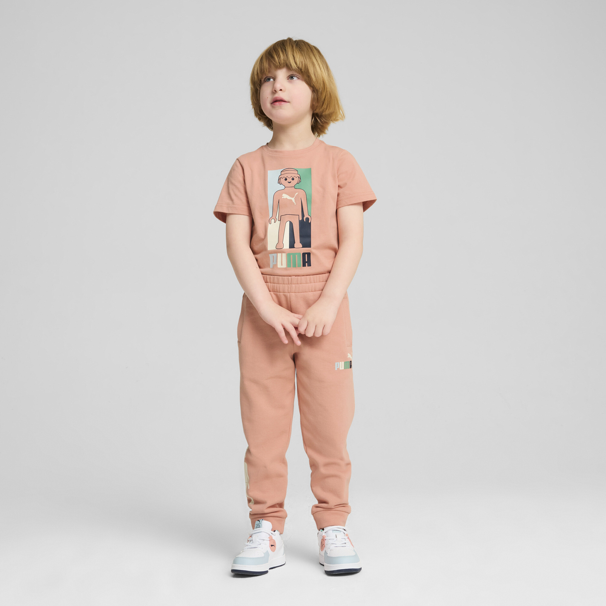 Puma X PLAYMOBIL® Sweatpants Kids, Pink, Size 4-5Y, Clothing