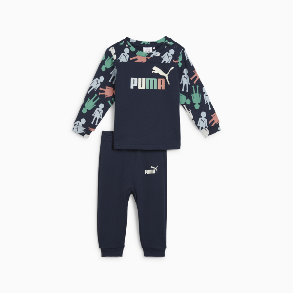 PUMA x PLAYMOBIL® Crew Jogger Set Toddler, Club Navy, large-MEX