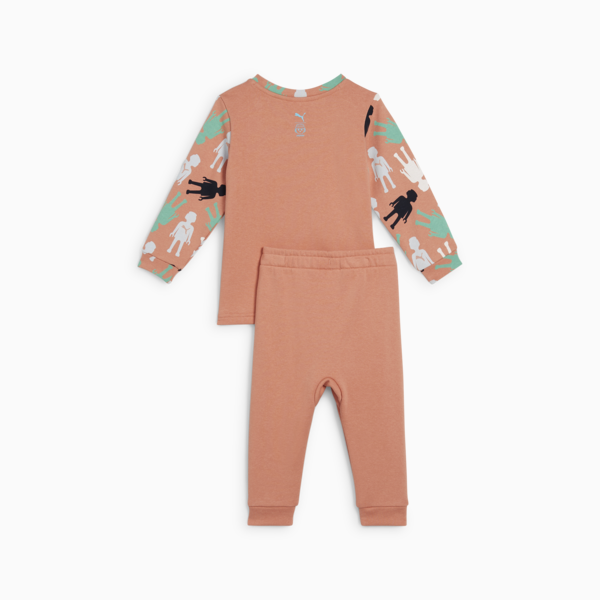 PUMA x PLAYMOBIL Crew Jogger Set Toddler, Deeva Peach, large-MEX