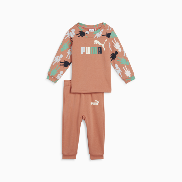 PUMA x PLAYMOBIL Crew Jogger Set Toddler, Deeva Peach, large-MEX