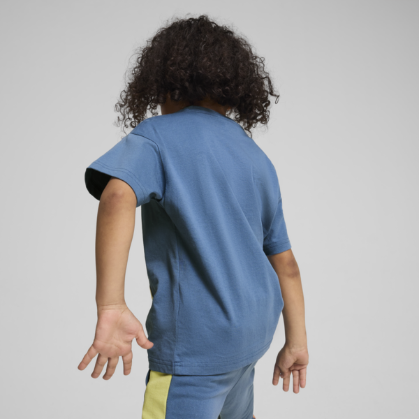 PUMA x PLAYMOBIL Graphic Tee Kids, Blue Horizon, large-MEX
