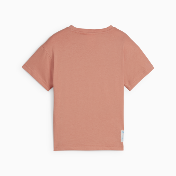 PUMA x PLAYMOBIL® Graphic Tee Kids, Deeva Peach, large-MEX