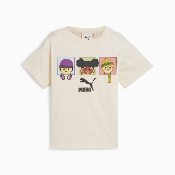 PUMA x PLAYMOBIL Graphic Tee Kids, No Color, large-MEX