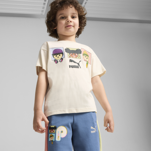 PUMA x PLAYMOBIL Graphic Tee Kids, No Color, large-MEX