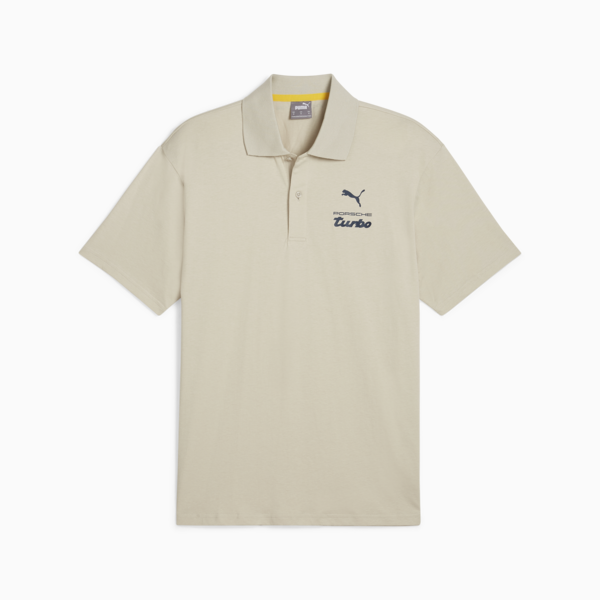 Porsche Legacy Essentials Polo Men, Desert Dust, large-ZAF