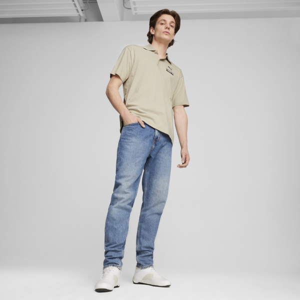 Porsche Legacy Essentials Polo Men, Desert Dust, large-ZAF