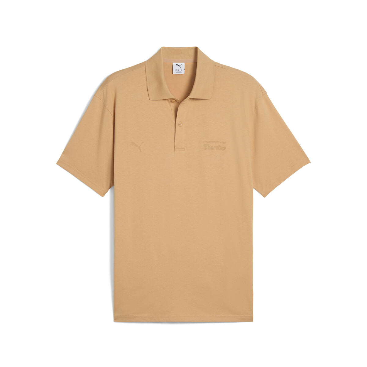 Porsche Legacy Essentials Polo Men in Warm Beige by PUMA, XS