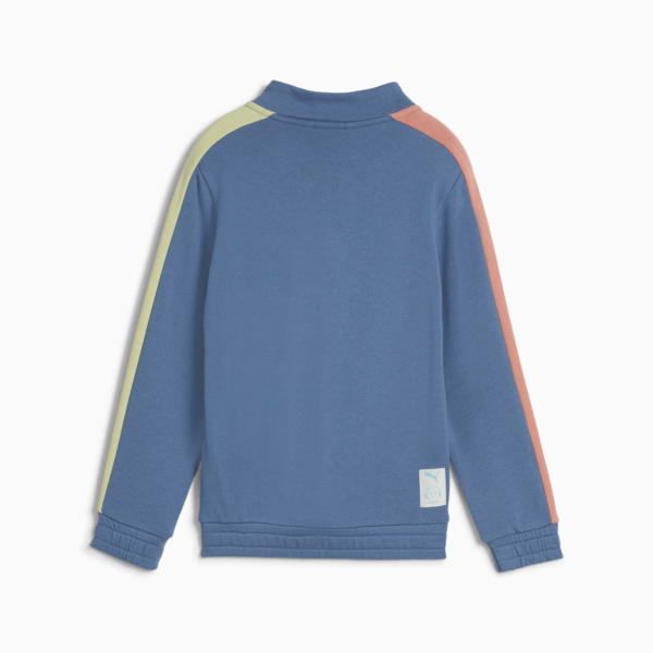 PUMA x PLAYMOBIL® T7 Jacket Kids, Blue Horizon, large-MEX