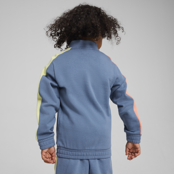 PUMA x PLAYMOBIL® T7 Jacket Kids, Blue Horizon, large-MEX