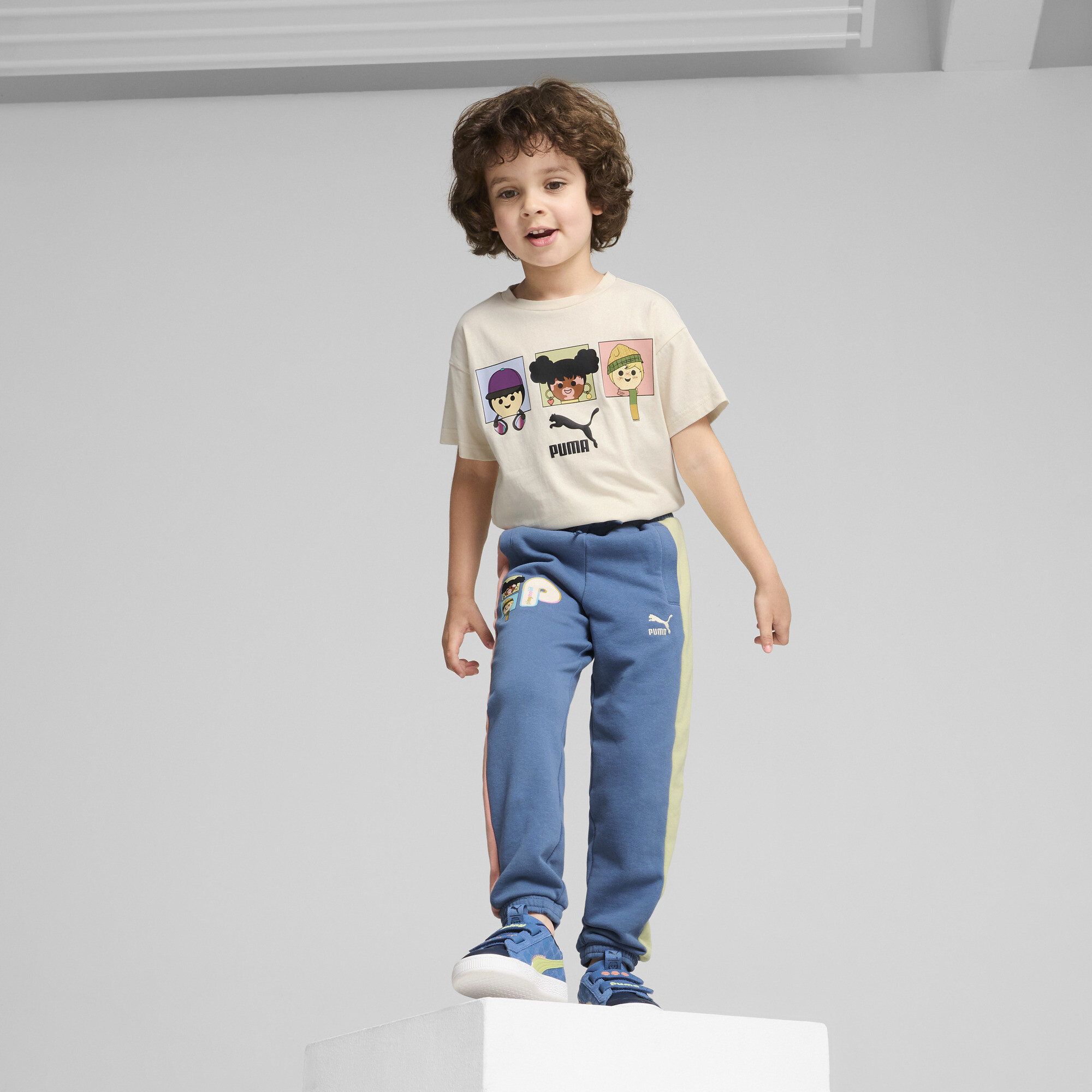 بنطال للأطفال PUMA X PLAYMOBIL® T7 أزرق