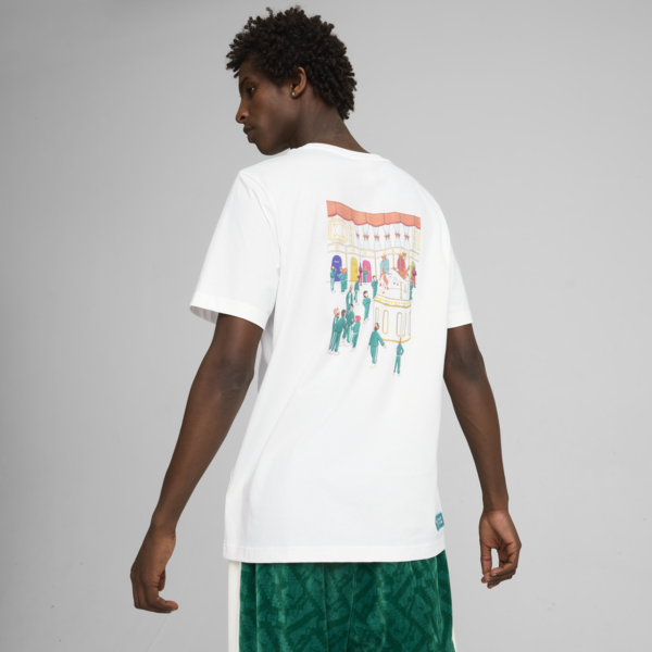 Playera PUMA x SQUID GAME para hombre, PUMA White, large-MEX
