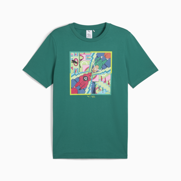 Playera PUMA x SQUID GAME para hombre, Mint Tea, large-MEX