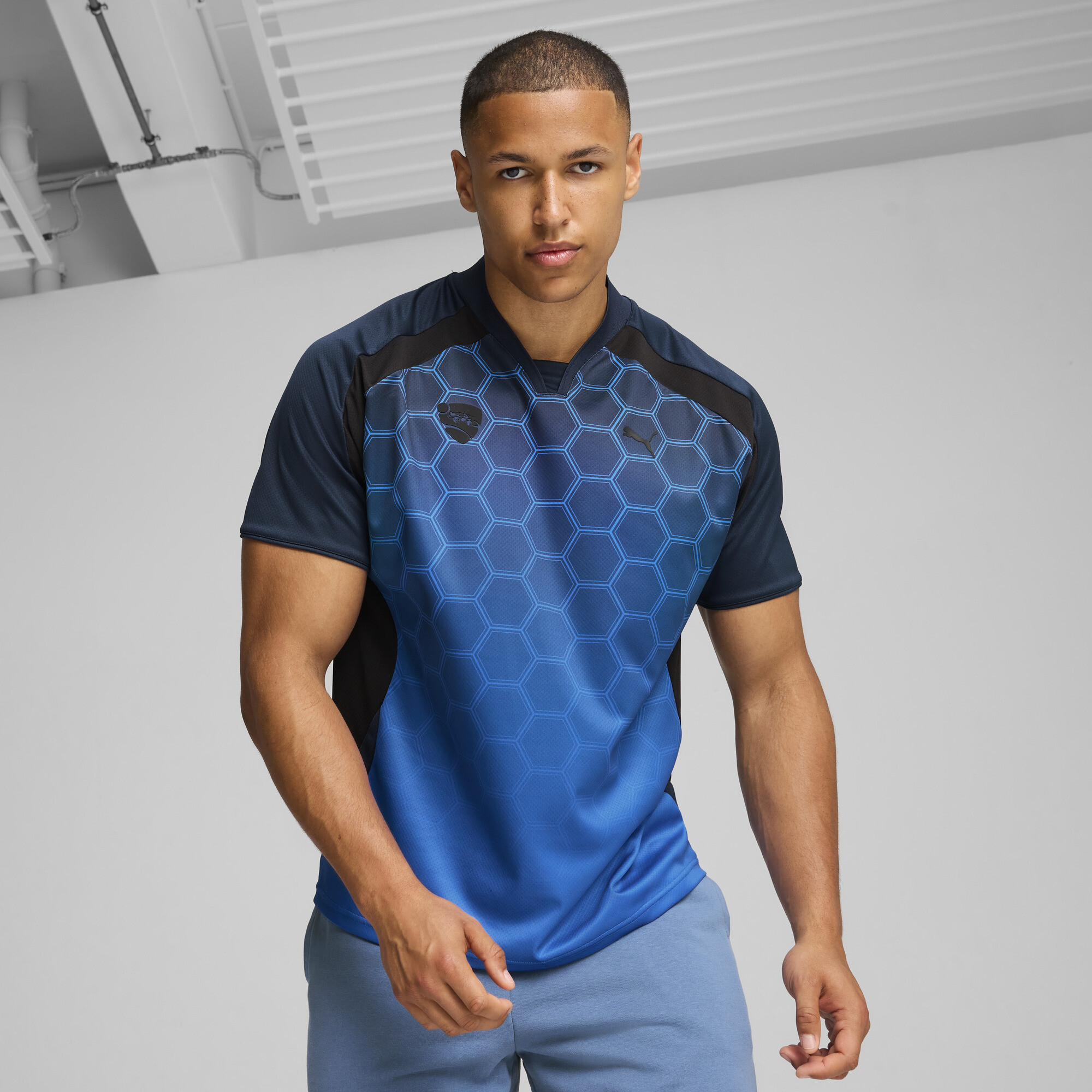 Puma x ROCKET LEAGUE Trikot Herren | Mit Other Pattern | Club Navy | Größe: XL