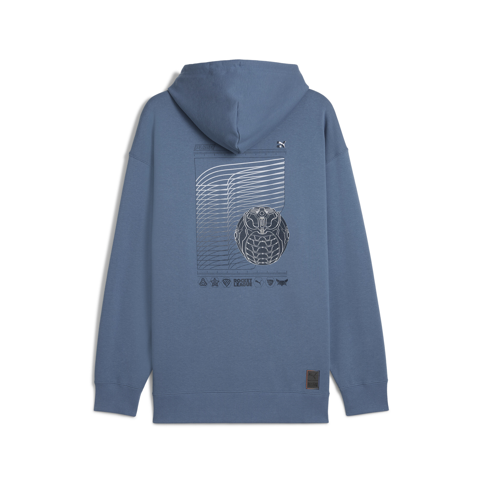 Men's Puma X ROCKET LEAGUE Hoodie, Blue, Size XXL, Clothing