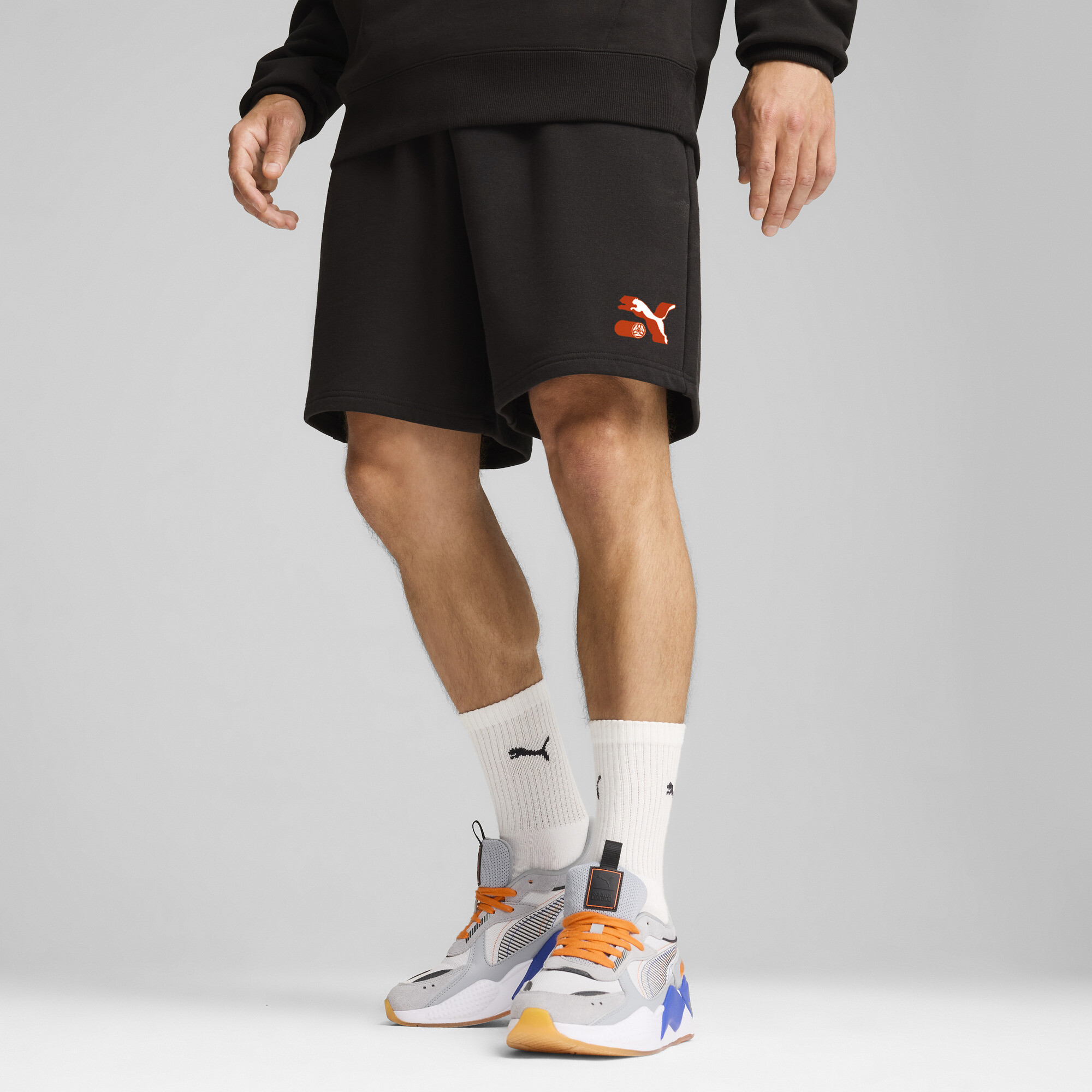 Puma X ROCKET LEAGUE Shorts Herren | Mit Print | Black | Größe: S