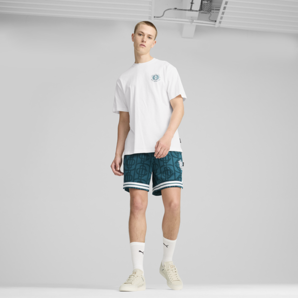Remera PUMA x PALM TREE CREW con estampa para hombre, PUMA White, large-ARG