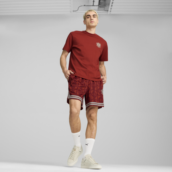 Remera PUMA x PALM TREE CREW con estampa para hombre, Mars Red, large-ARG