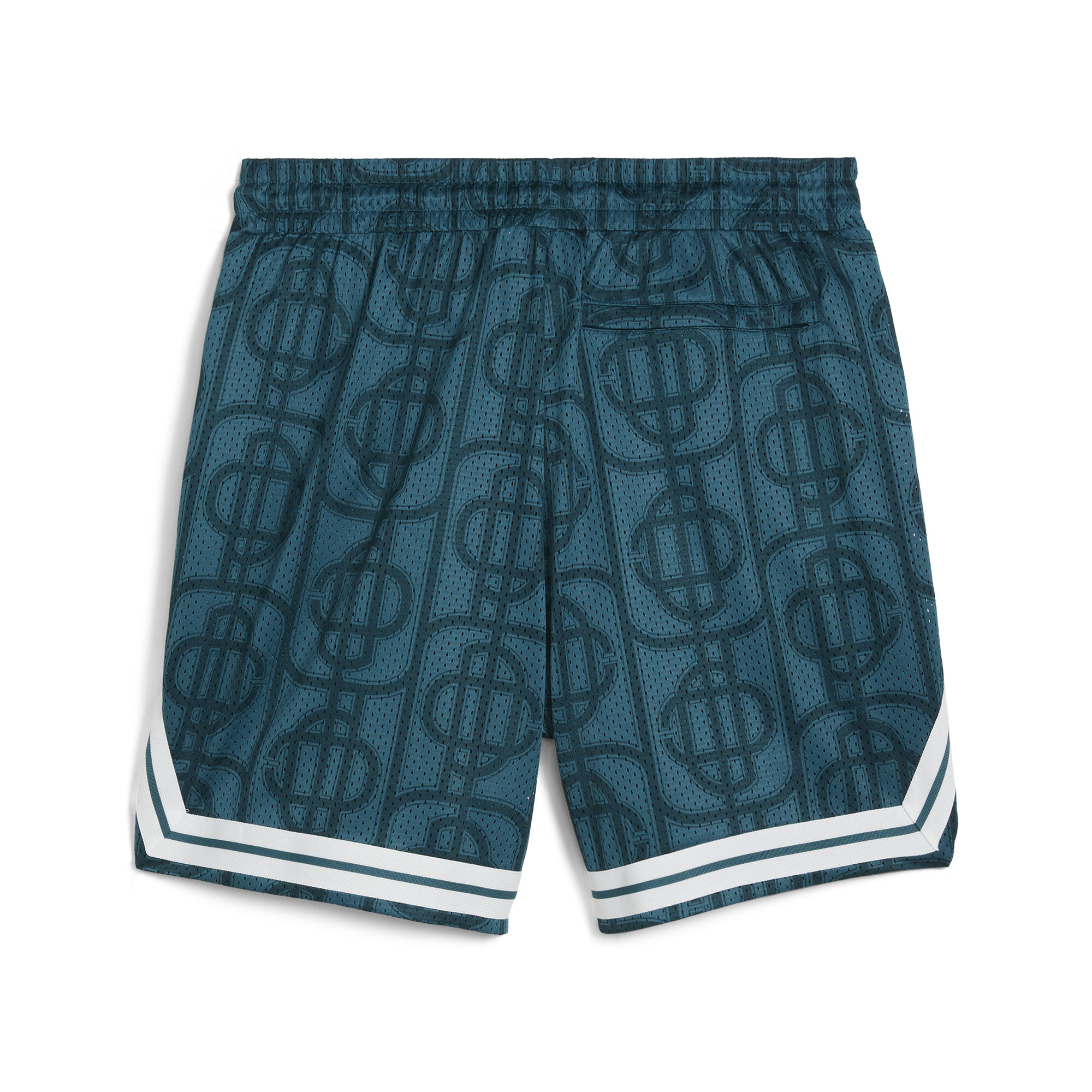 PUMA X PALM TREE CREW mesh short met all-over-print voor Heren, Groen, Maat S