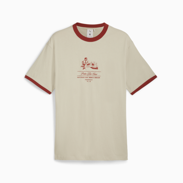Remera PUMA x PALM TREE CREW Ringer para hombre, Desert Dust, large-ARG