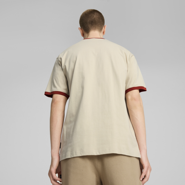 Remera PUMA x PALM TREE CREW Ringer para hombre, Desert Dust, large-ARG