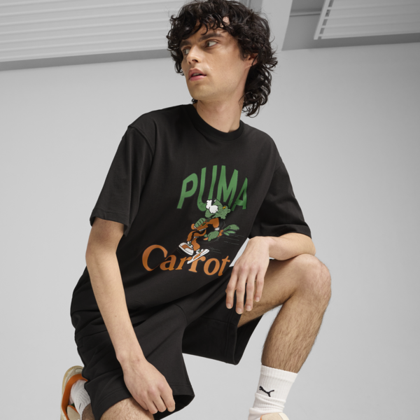 PUMA x Carrots Men's Graphic Tee, PUMA Black, large-ZAF