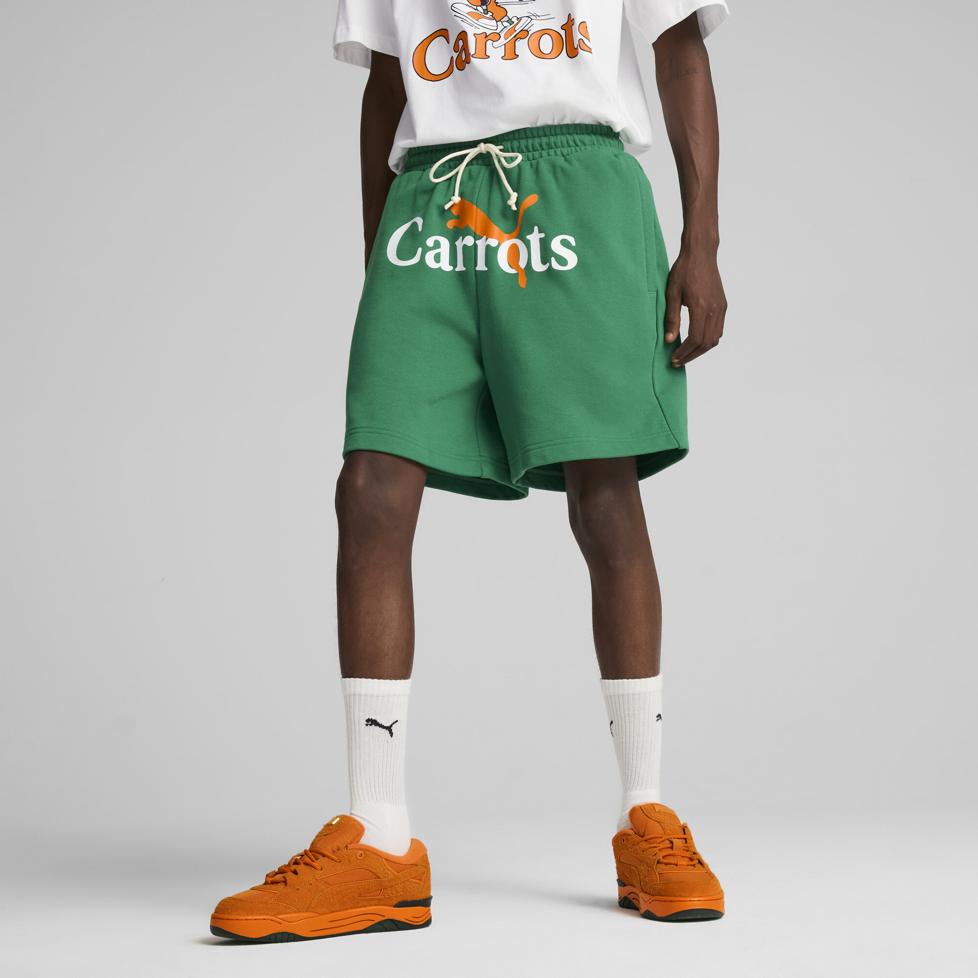 Men's Puma X Carrots's Shorts, Green, Size S, Clothing