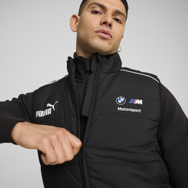 BMW M Motorsport MT7+ Padded Vest Men, PUMA Black, large-ZAF