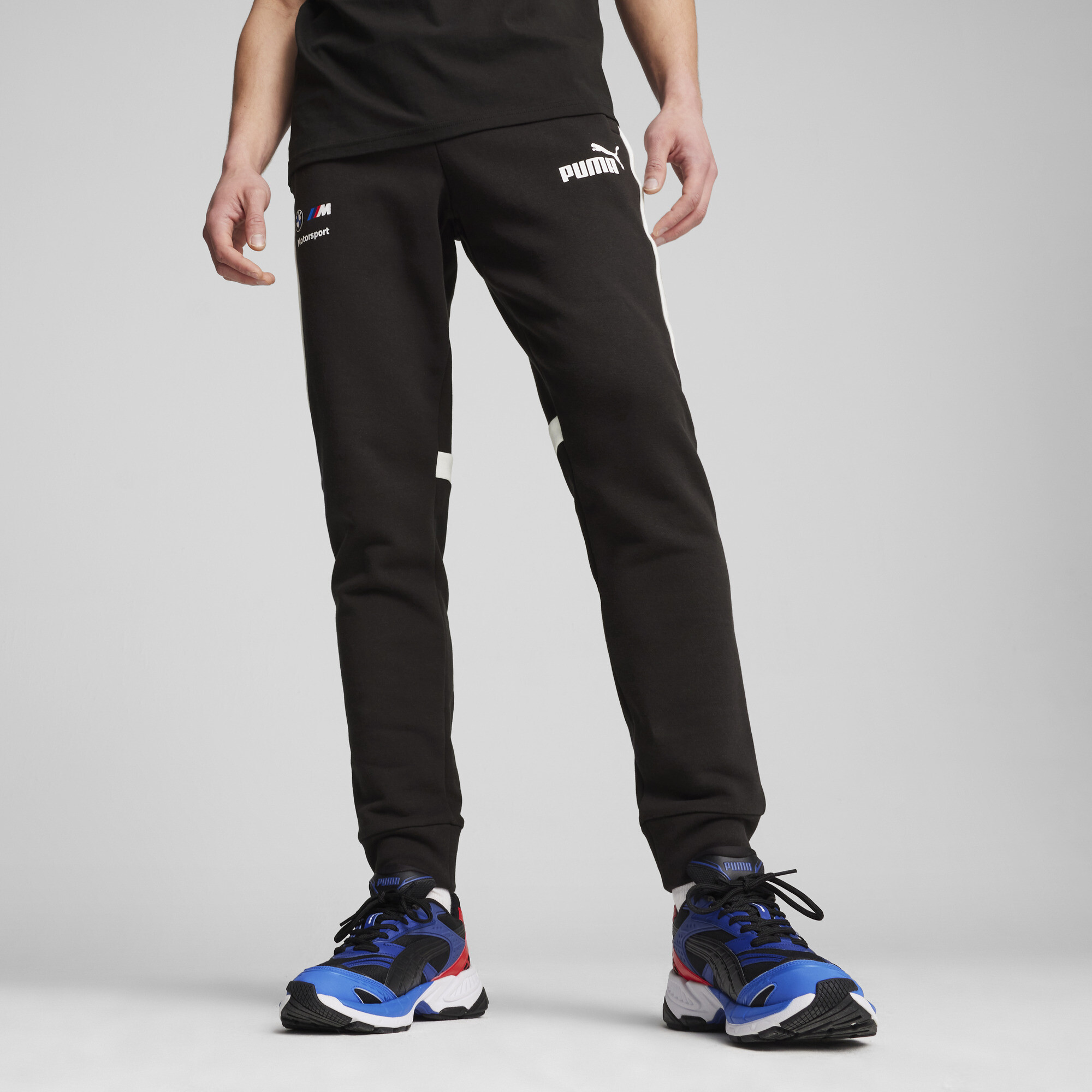 PUMA BMW M Motorsport MT7+ Men's Sweat Pants in Black, Size S