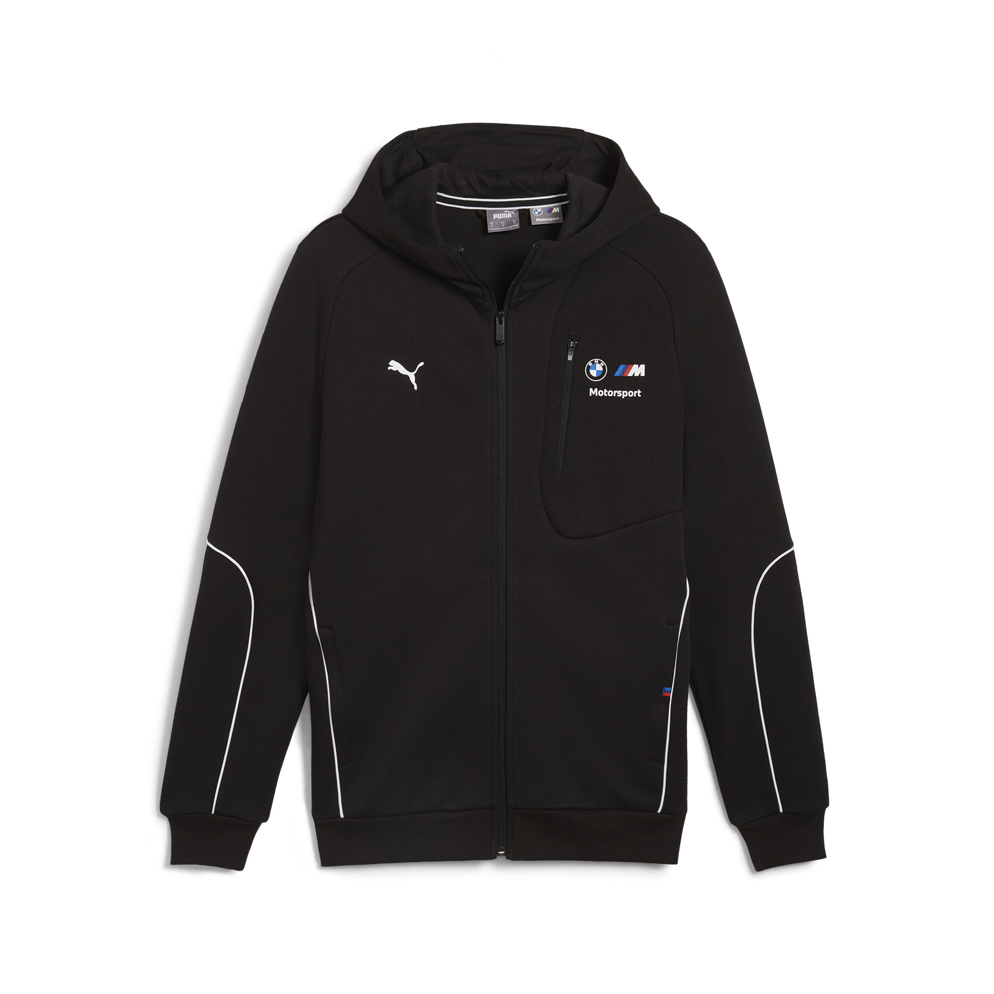 Puma BMW M Motorsport Sweatjacke mit Kapuze Herren | Mit Plain | Black | Größe: S