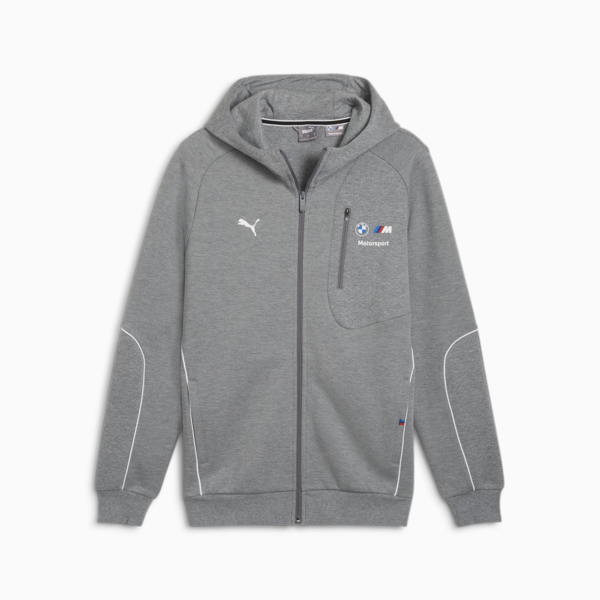 Campera con capucha BMW M Motorsport para hombre, Medium Gray Heather, large-ARG