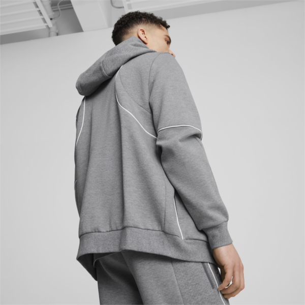 Campera con capucha BMW M Motorsport para hombre, Medium Gray Heather, large-ARG