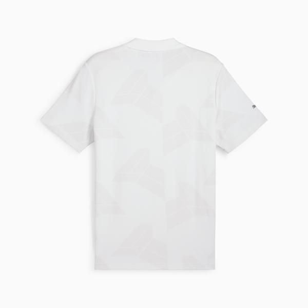 BMW M Motorsport Jacquard Polo Men, PUMA White, large-ZAF
