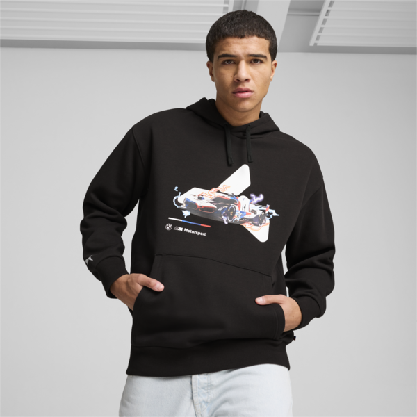 Sudadera Hombre BMW M Motorsport, PUMA Black, large-MEX
