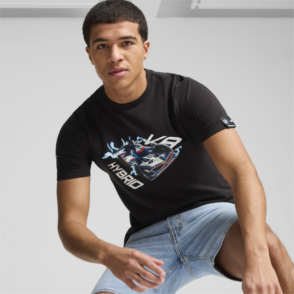 BMW M Motorsport Car Graphic Tee Men, PUMA Black, swatch-ZAF