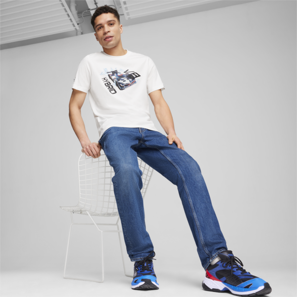 Remera estampada BMW M Motorsport Car I para hombre, PUMA White, large-ARG