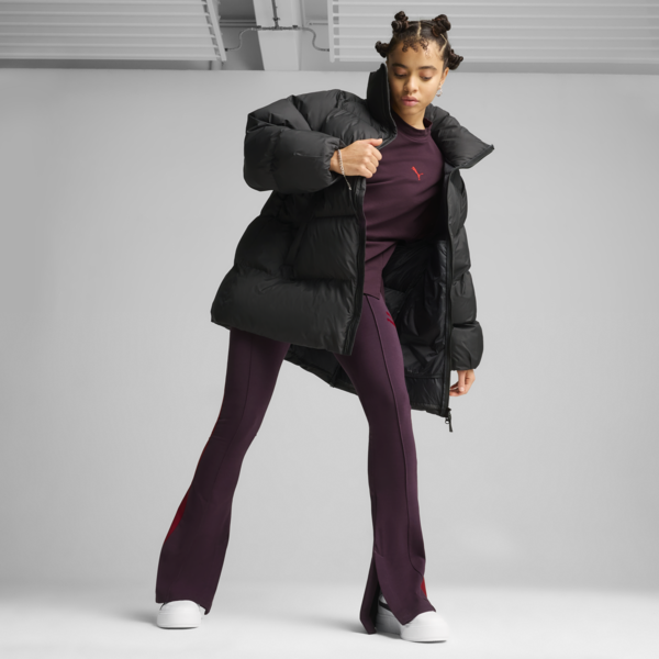 Chamarra puffer oversize para mujer, PUMA Black, large-MEX
