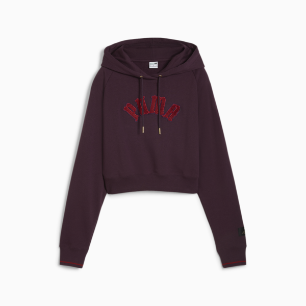 CLASSICS Relaxed Hoodie Women, Midnight Plum, large-MEX