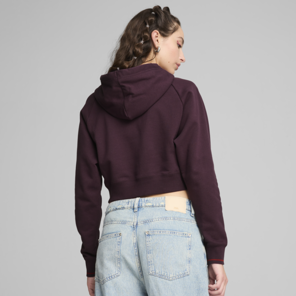 CLASSICS Relaxed Hoodie Women, Midnight Plum, large-MEX