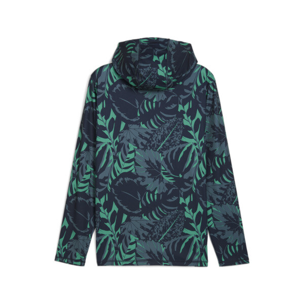 PUMA x PALM TREE CREW Palm Glitch Hoodie Men, Deep Navy-Sparkling Green, large-ZAF