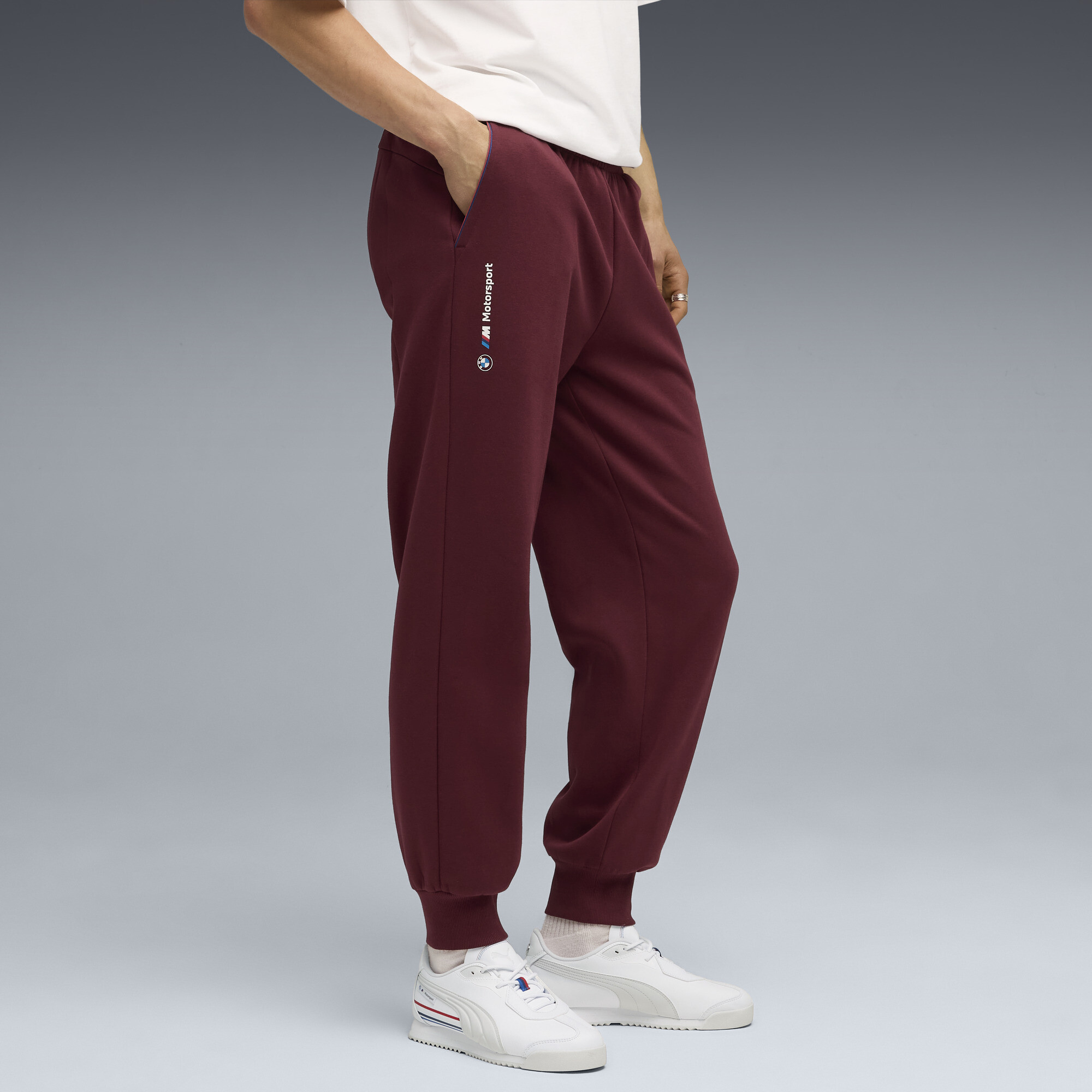 PUMA BMW M Motorsport ESS+ fleece broek voor Heren, Maat XL thumbnail 4