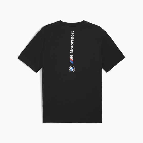 BMW M Motorsport ESS+ Logo Tee Men, PUMA Black, large-ZAF