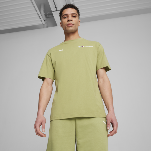 BMW M Motorsport ESS+ Logo Tee Men, Calming Green, large-ZAF