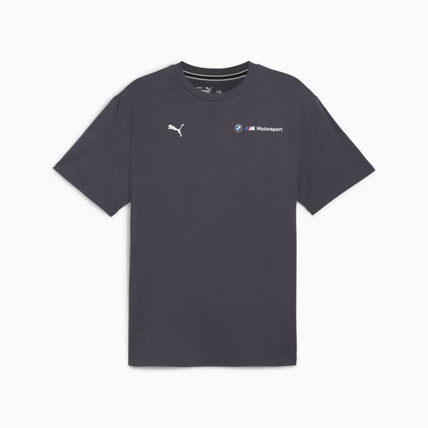 BMW M Motorsport ESS+ Logo Tee Men, Galactic Gray, large-ZAF