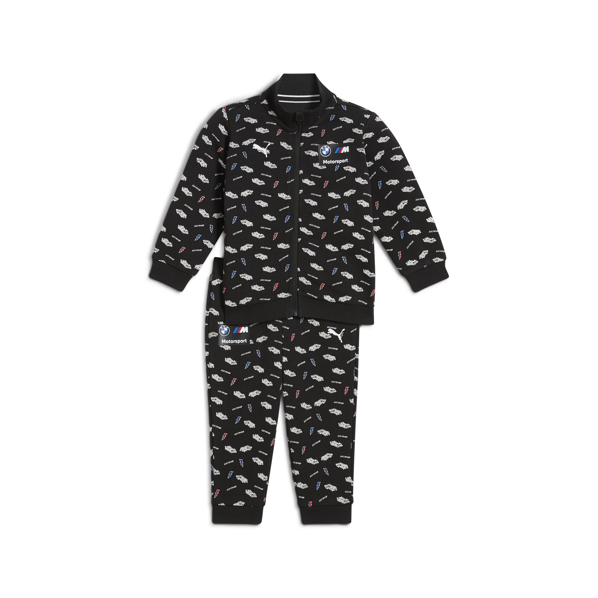 Puma BMW M Motorsport Jogging-Set mit Allover-Print Kleinkinder | Mit Other Pattern | Black | Größe: 12-18M