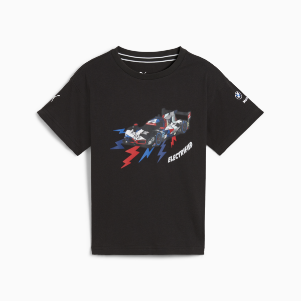 Playera niños BMW M Motorsport, PUMA Black, large-MEX